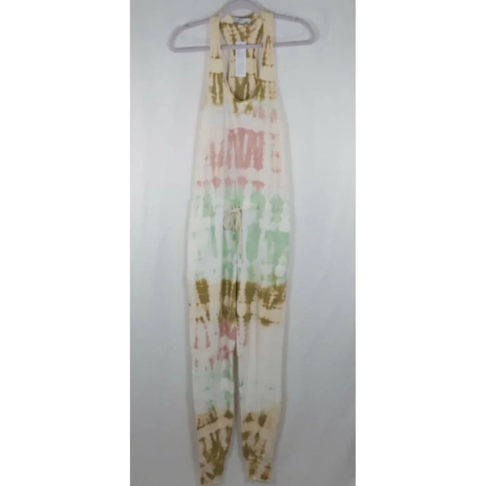 Young Fabulous & Broke NWT Jumpsuit Romper Tie Dye Racerback YFB Extra Small XS